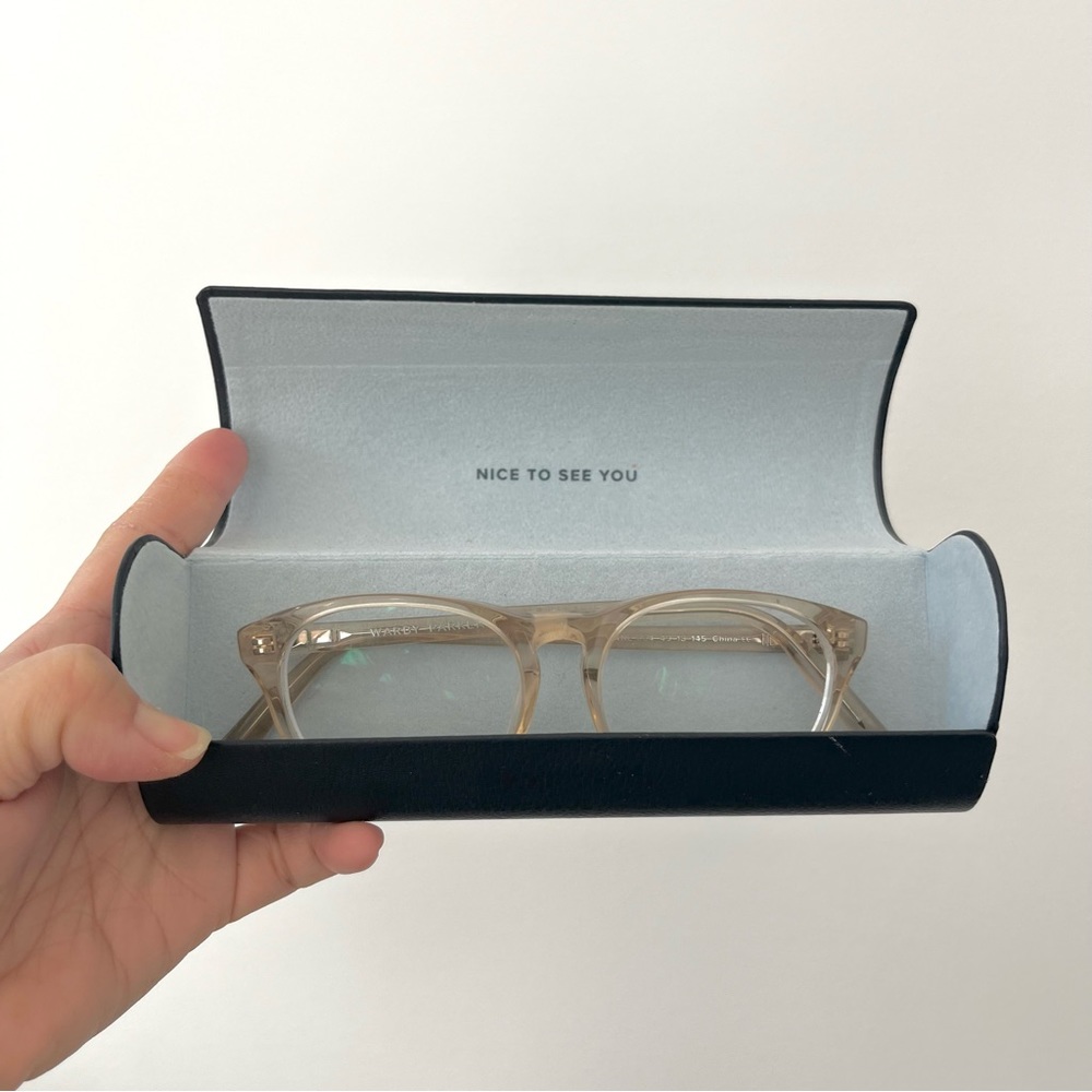 Warby Parker Jane Glasses Frames with Hardcover Case
